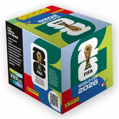 Image de Boîte de 50 autocollants Panini Coupe du monde de football 2026