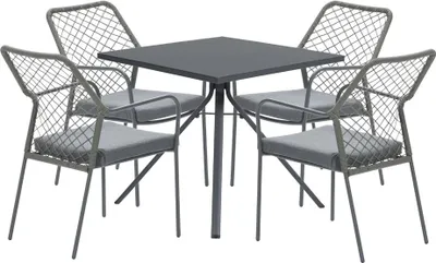 Produktbild von Garden Impressions 5-teiliges dining Set Dido und Rimini moss grün
