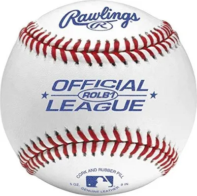 Zdjęcie produktu dla Piłka baseball skórzana rawlings treningowa dla zawodników