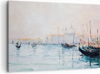 Produktbild von Bild auf Leinwand - Leinwandbild - Venedig Basilika - 120x80cm - Wand Bild - Wanddeko - Wandbilder - Leinwanddruck - Bilder - Kunstdruck - Wanddekoration - Leinwand bilder - Wandkunst - AA120x80-3662