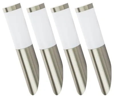Produktbild von 4er Set Wandlampe, Edelstahl, silber, H 40 cm