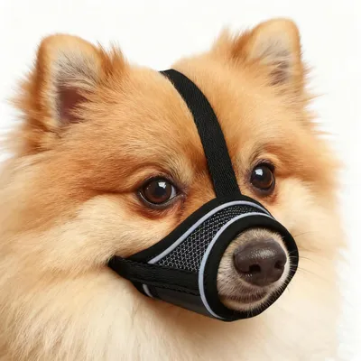Produktbild von Maulkorb für Hunde, Nylon, verstellbar, atmungsaktiv, XS