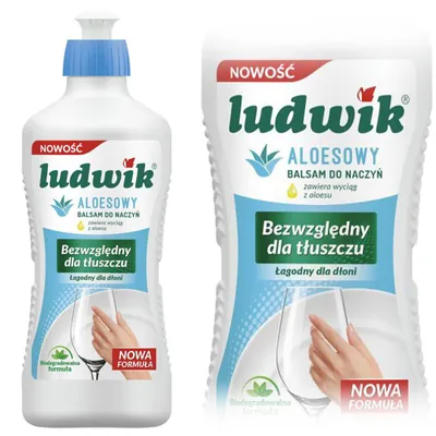 Zdjęcie produktu dla Ludwik Płyn Do Naczyń 450G Aloes