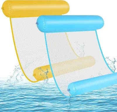 Produktbild von Aufblasbares Wasserbett 2er Set mit Pumpe