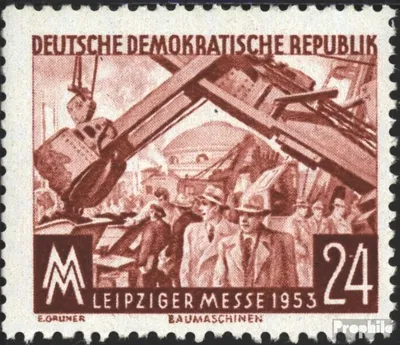 Produktbild von Briefmarken DDR 1953 Mi 380 gestempelt Leipziger Herbstmesse