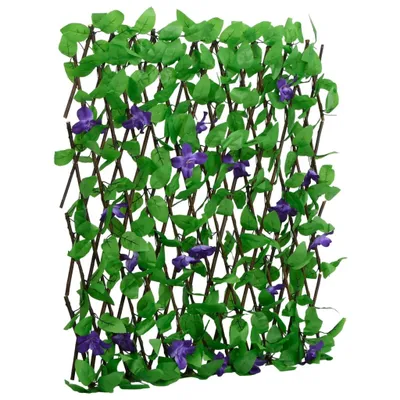 Produktbild von vidaXL Rankgitter mit Künstlichem Efeu 5 Stk. Erweiterbar 180x70 cm