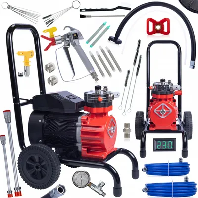 Produktbild von Rosfix Red Strong Storm 1100 RSS05 3500W, 22 MPA, 18 L/min + Großes Zubehörset