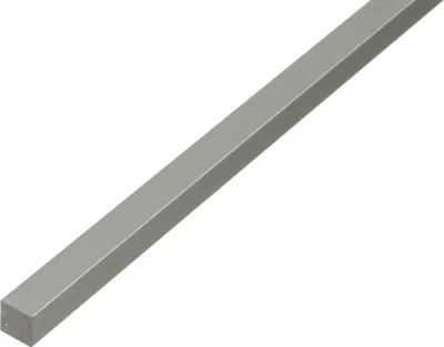 Produktbild von Alberts Vierkantstange | Aluminium, natur | 1000 x 12 x 12 mm | 3er Set
