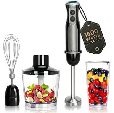 Productafbeelding van Staafmixer 1500W 4 In 1 Handblender Met 20 Snelheden En TURBO