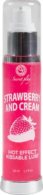 Produktbild von Secretplay - Schmiermittel 2-1 Wärmeeffekt Erdbeere & Creme 50 Ml