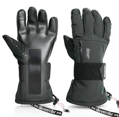 Produktbild von Solidchoice – Warme Skihandschuhe mit Handgelenkschutz