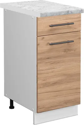 Produktbild von Küchenunterschrank Vicco Fame-Line Goldkraft Eiche 40 cm , AP Marmor, Model 46486