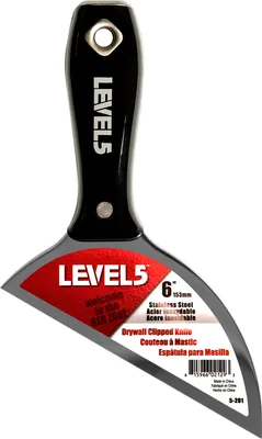 Produktbild von LEVEL5 Spezial Edelstahl Spachtel mit 30° Abweichung mit Nylon-Griff 152mm 5-201