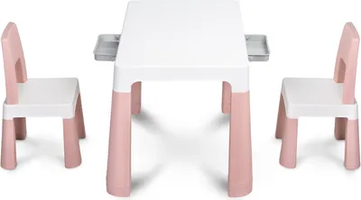Immagine prodotto di Toyz Set da tavola per bambini con 2 sedie Monti, rosa
