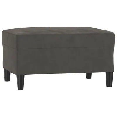 Produktbild von vidaXL Fußhocker Dunkelgrau 70x55x41 cm Samt