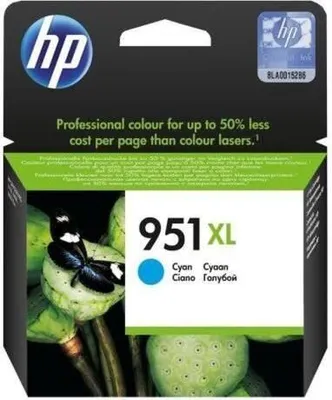 Image de Cartouche d'encre cyan HP 951XL, Grande capacité, Authentique CN046AE, Pour OfficeJet Pro 251dw, 276dw, 8100, 8600