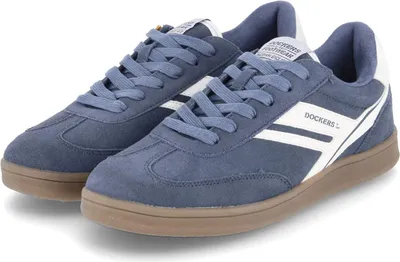 Produktbild von Dockers Herren Low Sneaker Blau Rauleder Größe: 43