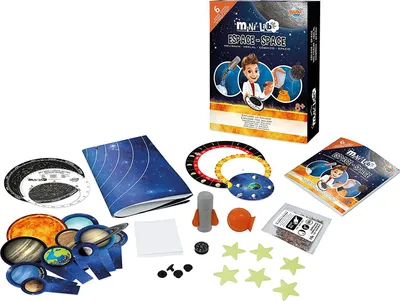 Produktbild von Buki Weltraum Spielzeug - Mini Lab Universum Experimentierset für Kinder