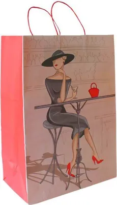 Produktbild von Papiertragetasche mit Kordel "Elegance" 90 g/qm, 32 + 17 x 44 cm, 25 Stück