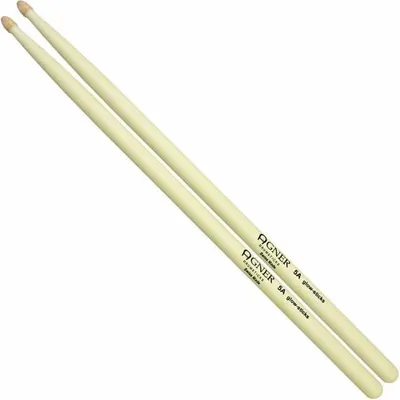 Image de Baguettes de batterie Agner 5A UV Glow avec keepdrum 5A