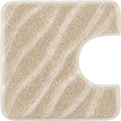 Image de Kleine Wolke Tapis de WC TRAM Caramel 55 x 55 cm avec découpe