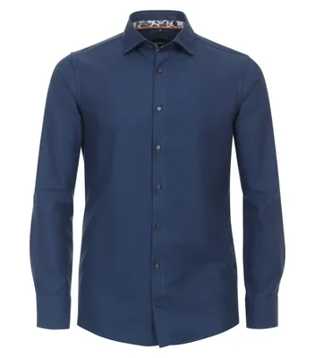 Produktbild von Venti - Modern Fit - Herren Langarm Hemd (134023500), Größe:39, Farbe:Blau (101)