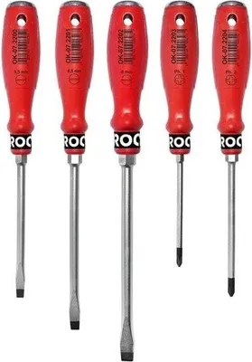 Produktbild von ROOKS Schraubendrehersatz OK-07.2001 Chrom-Vanadium-Stahl
