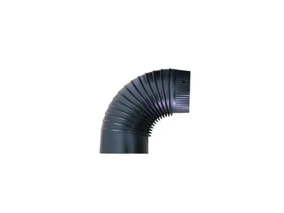 Obrázek produktu pro Žemini, Koleno pro kouřovod, 90°, průměr 150 mm, smalt - černý
