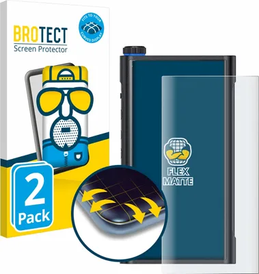 Produktbild von 2x BROTECT Fullscreen Schutzfolie für FiiO M15s Displayschutz Folie Fullcover Matt Entspiegelungsfolie