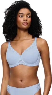 Zdjęcie produktu dla Triumph Amourette, Minimizer, Niebieski, Fiszbina, Monochromatyczny, Ice, Damski