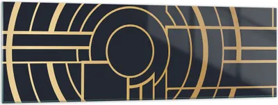 Produktbild von Bilder auf glas - Einteilig - Abstraktion Stück Modern - 160x50cm - Glasbilder - Wandbilder - Bilder - zum Aufhängen bereit - Wanddekoration aus Glas - Glas Bilder - Wandbild auf Glas - GAB160x50-4640