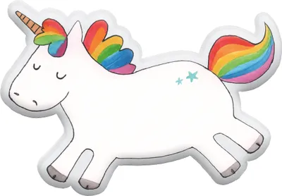 Produktbild von Mr. & Mrs. Panda Dekokissen Einhorn Happy 70 cm - Weiß - Geschenk, Kuscheltier, Lebensfreude, plüschfigur, glücklich, Einhörner, Plüschtier, Freude, Unicorn, Zierkissen