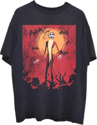 Obrázek produktu pro Nightmare Before Christmas - tričko pro muže/dámy Uni RO4017 (XL) (černá)