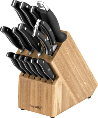 Produktbild von BergHoff Essentials Messerset mit Halter, 15-teilig
