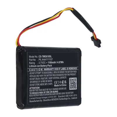 Akku kompatibel mit TomTom AHA1111107 - Li-Ion 1100mAh