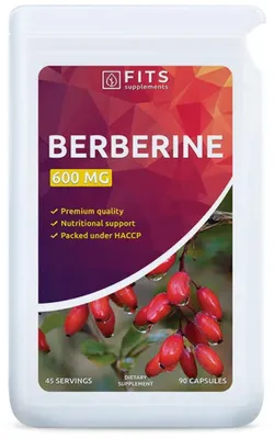 Image de Berberine HCL Strong 600 mg, 90 gélules