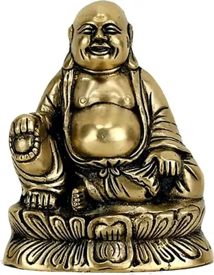 Immagine prodotto di Statua del Buddha che ride Maitreya - 860 G; 13 cm
