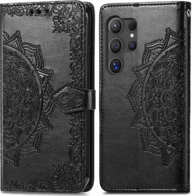 Produktbild von imoshion Mandala Klapphülle Samsung Galaxy S24 Ultra - Schwarz