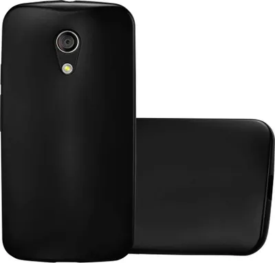 Produktbild von Cadorabo Schutzhülle für Motorola MOTO G2 Hülle in Schwarz Handyhülle TPU Silikon Etui Cover Case