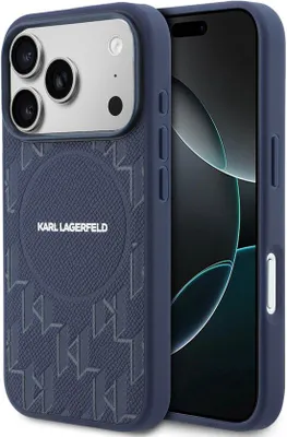 Immagine prodotto di Custodia posteriore Karl Lagerfeld per Apple iPhone 17 Pro, colore blu navy