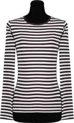 Produktbild von Ringelshirt schwarz-weiß - Faschingskostüm Damen Größe: XL