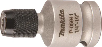 Image de Adaptateur d'embouts à changement rapide Makita 1/2" - 1/4" 1/2"4KT - 1/4" 6KT