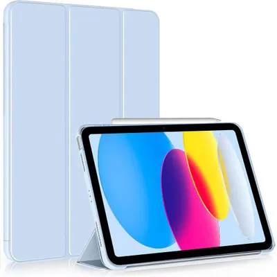 Image de Coque pour iPad A16 (11") / iPad 10 2022 (10,9" 10e Génération) Protection Antichoc Veille-Réveil Auto - Bleu