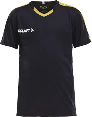 Produktbild von Craft Progress Contrast Trikot Kurzarm Kinder - Schwarz / Gelb