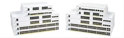 Produktbild von Cisco CBS350, Managed, L3, Gigabit Ethernet (10/100/1000), Vollduplex, Rack-Einbau, 1U