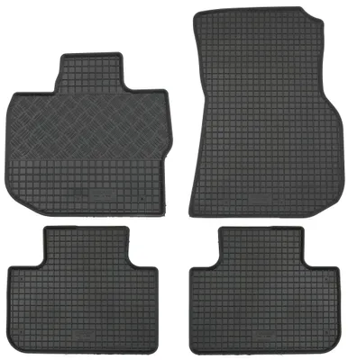 Gummifußmatten Set 4-teilig für BMW X3 G01 (2018-), schwarz