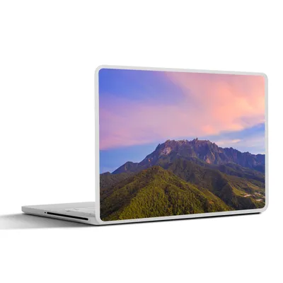Produktbild von MuchoWow® Laptop Aufkleber Sticker Cover Mount Kinabalu - Malaysia - Himmel 31x22.5 cm - Laptop-Deko