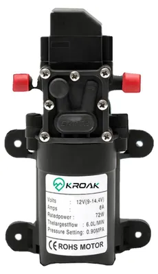 Immagine prodotto di Pompa a membrana, pressione 130 PSI, portata 6 l/min, modello diritto