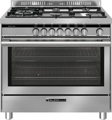 Immagine prodotto di Glem Gas ST96TMI cucina Elettrico Cromo, Acciaio inox