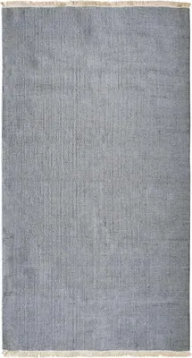 Zdjęcie produktu dla Dywan z juty i bawełny z jasnoszarymi frędzlami 80x150